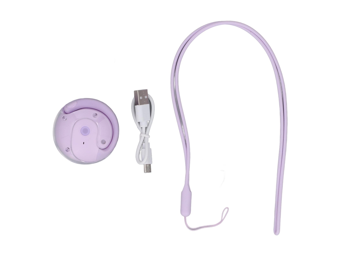 Ats fones de Ouvido Tradutor Inteligente Ai em Tempo Real com Design Ergonômico e Batseria Longa Roxo