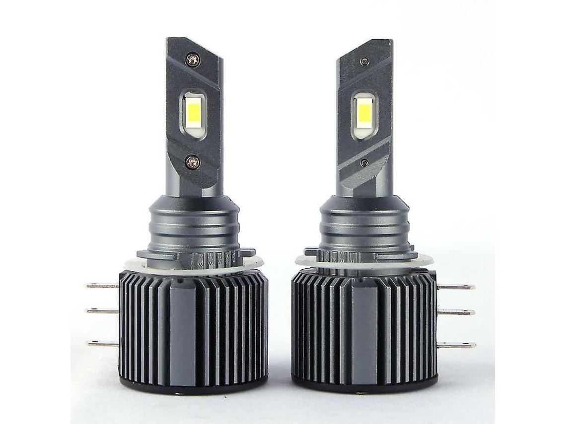 Lâmpadas De Farol H15 Led 6000k 7200lm 55w Ip67 Compatível Com Golf 7 Audi Benz 12-30v (2 Unidades) H15x Decodificado