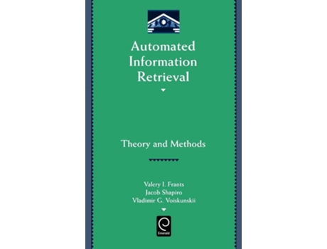 Livro Automated Information Retrieval De Valery J Frants (inglês - Capa Dura)