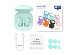 Fones de ouvido Bluetooth 5.3, estilo clipe, condução óssea, cancelamento de ruído MDUG