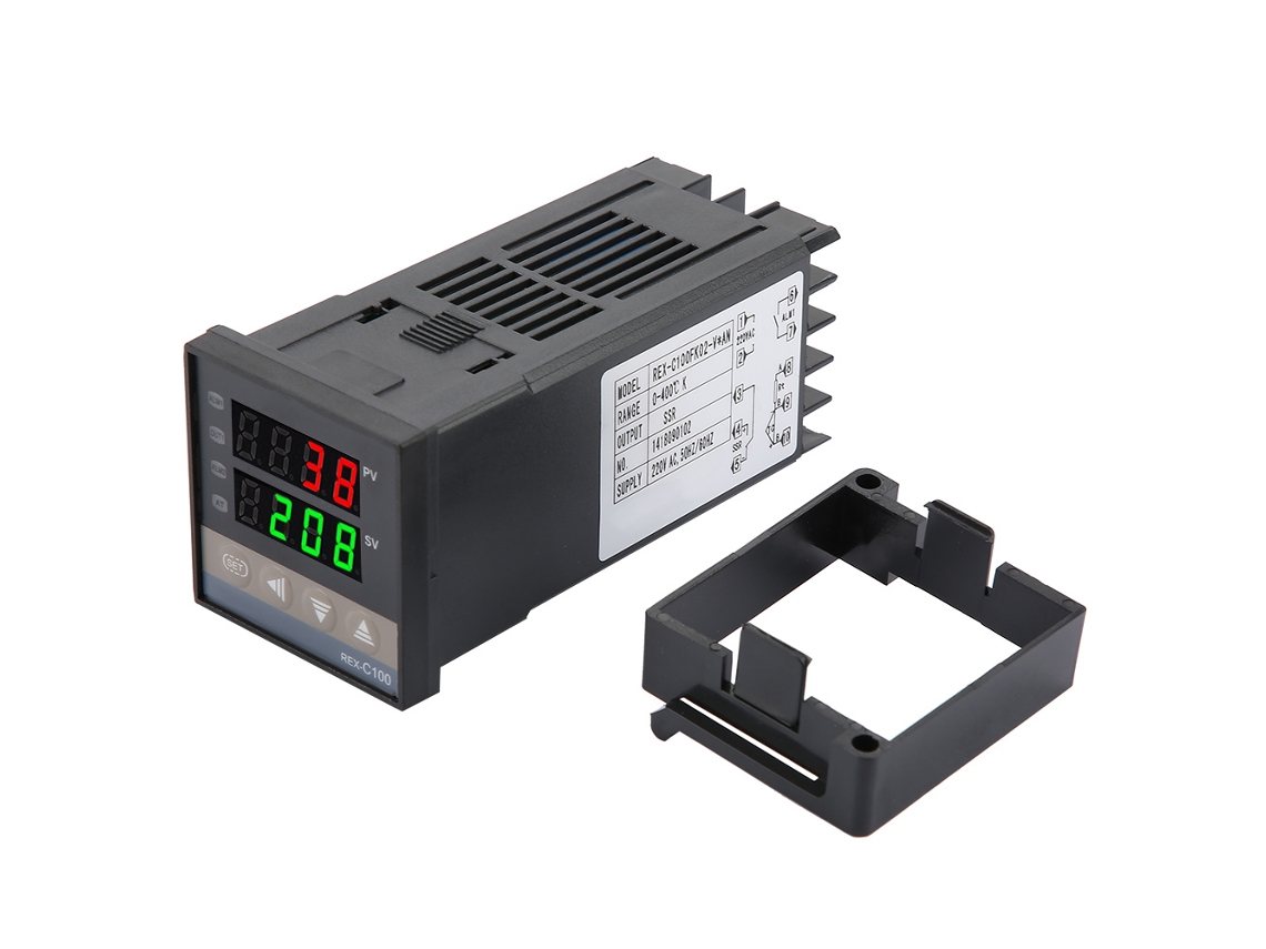 Controlador De Temperatura Digital Rex-c100 Com Saída Ssr E Função De Alarme