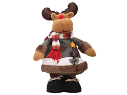 Mali boneca de Pé Papai Noel Decor Natal Ano Novo Ornament Pelúcia 34cm