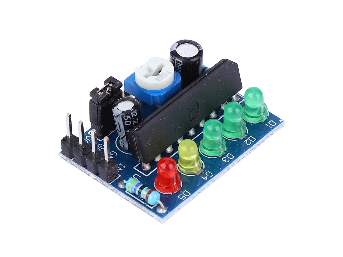 Laxiscreed Ka2284 Módulo Indicador De Nível 3.5v A 12v Com Led E Áudio