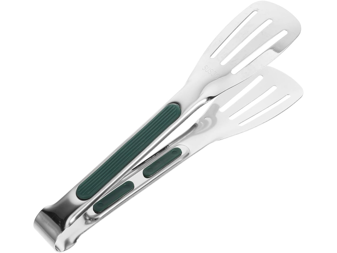 Pinças Ergonômicas Showeroro Em Aço Inoxidável, Versáteis E Próprias Para Alimentos, Projetadas Para Servir Churrasco E