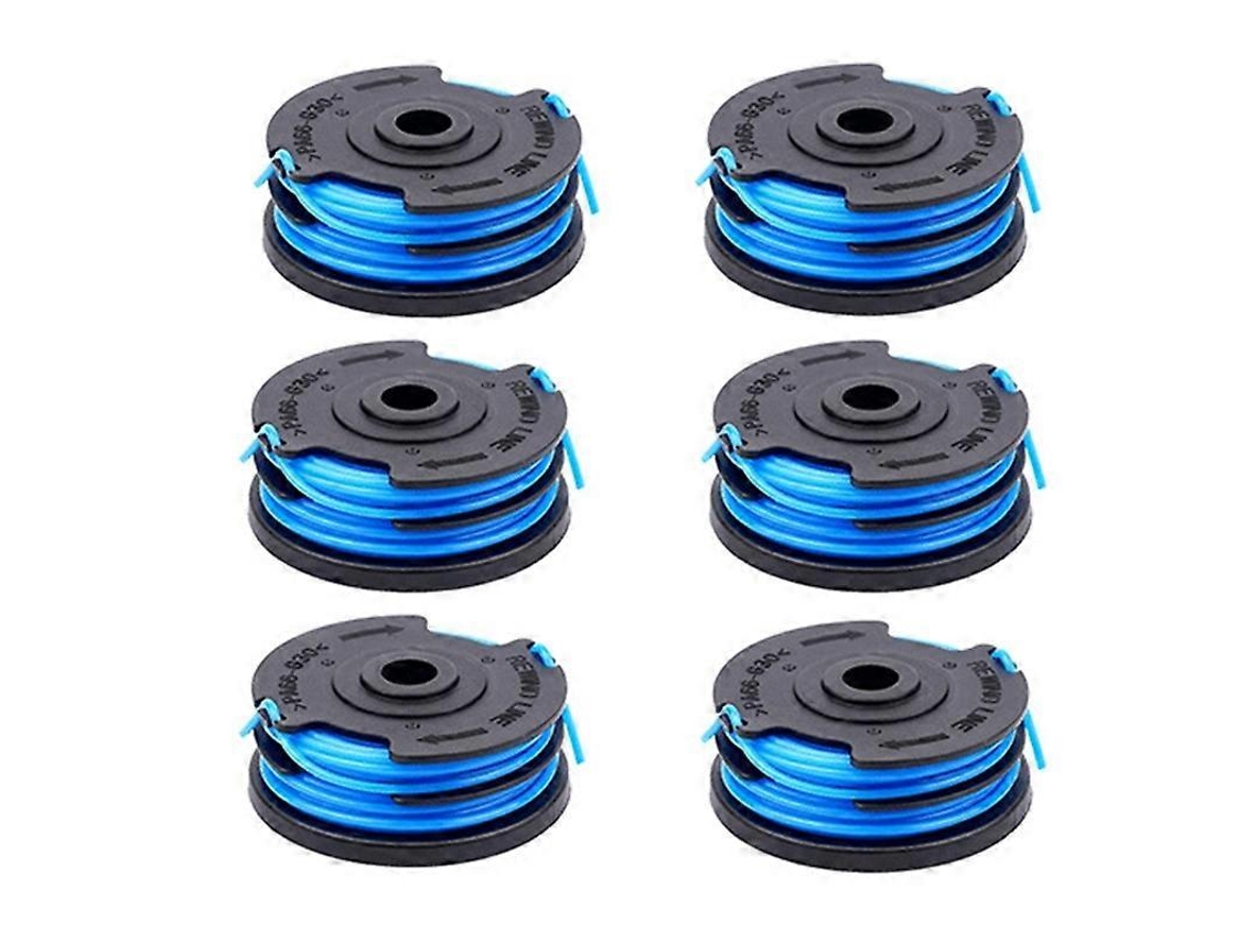 F5M 6 peças para carretéis de linha de cortador de grama GREENWORKS 2101602, 2101602A, Q1G 2900719