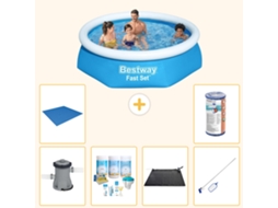 Bestway Piscina Bestway Fast Set Redonda - 244x61 Cm - 7-peças S22003