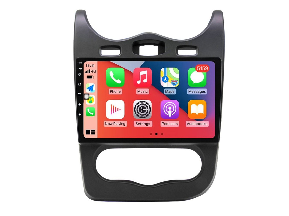 Central Multimídia Carplay Gpsandroid Para Renault Sandero 2013-2014 Android Auto Bluetooth