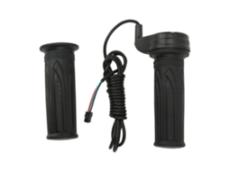 2026 mango Universal para Moto Eléctrica Con Acelerador de Giro Completo para Manillar de 22mm, Patinetes, Negro