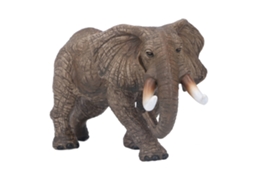 Modelo de simulação de figura de elefante 2026 com detalhes vívidos, ornamento para decoração de casa, presente e material didático.