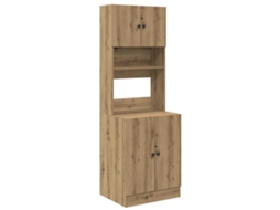 Cozinha Buffet 2 Pcs Carvalho Artesanal MAISON EXCLUSIVE (60x50x180 cm)