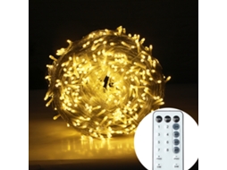 Luminária Led Externa para Hera , Alimentação de 220v. MDUG (20m200 Leds Brancos Quentes)