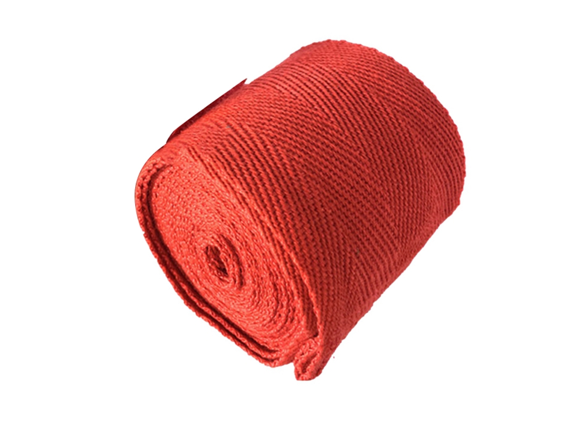 Luvas De Boxe Com Envolventes De Mão E Pulso De Algodão Para Karatê Taekwondo Muay Thai Vermelho