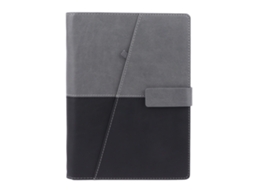 Cuaderno De Folhas Soltas De Couro Sintético, Resistente A Manchas, Toque Agradável, Impermeável, Tamanho A5, Para Escritório, Escola, Viagens.