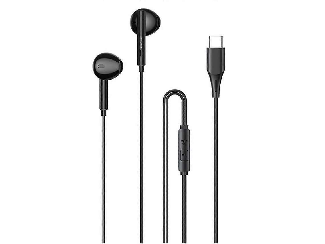 Fones de ouvido intra-auriculares estéreo Hengrongshen Awei PC 1t 1,2 M Mini