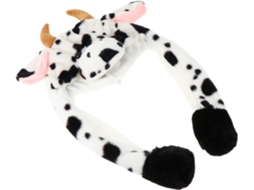 Chapéu De Vaca De Pelúcia Com Orelhas Móveis, Unissex E Exclusivo Para Festas.