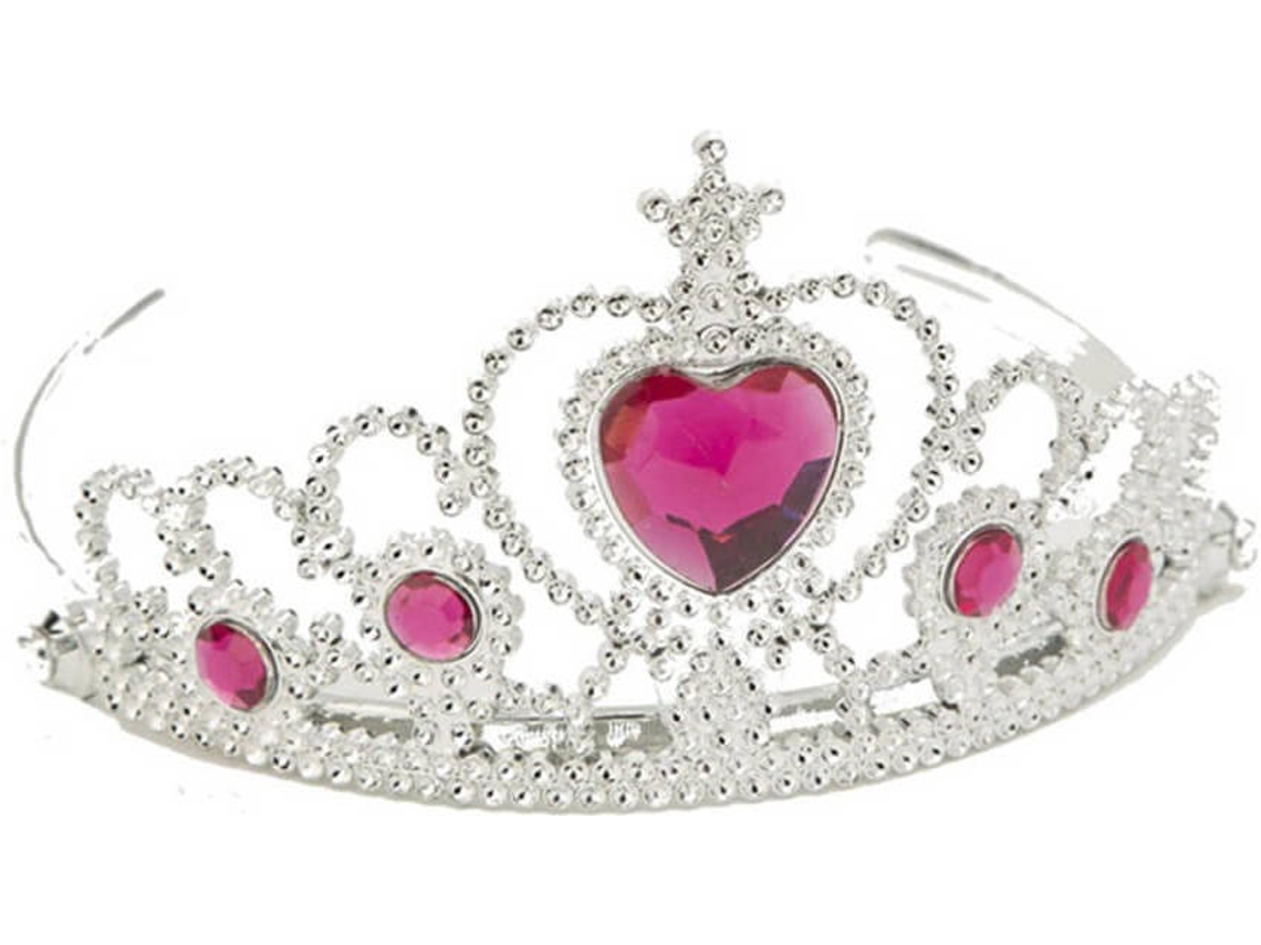 Tiara DISFRAZZES Corações De Rainha Com Diamante De Coração
