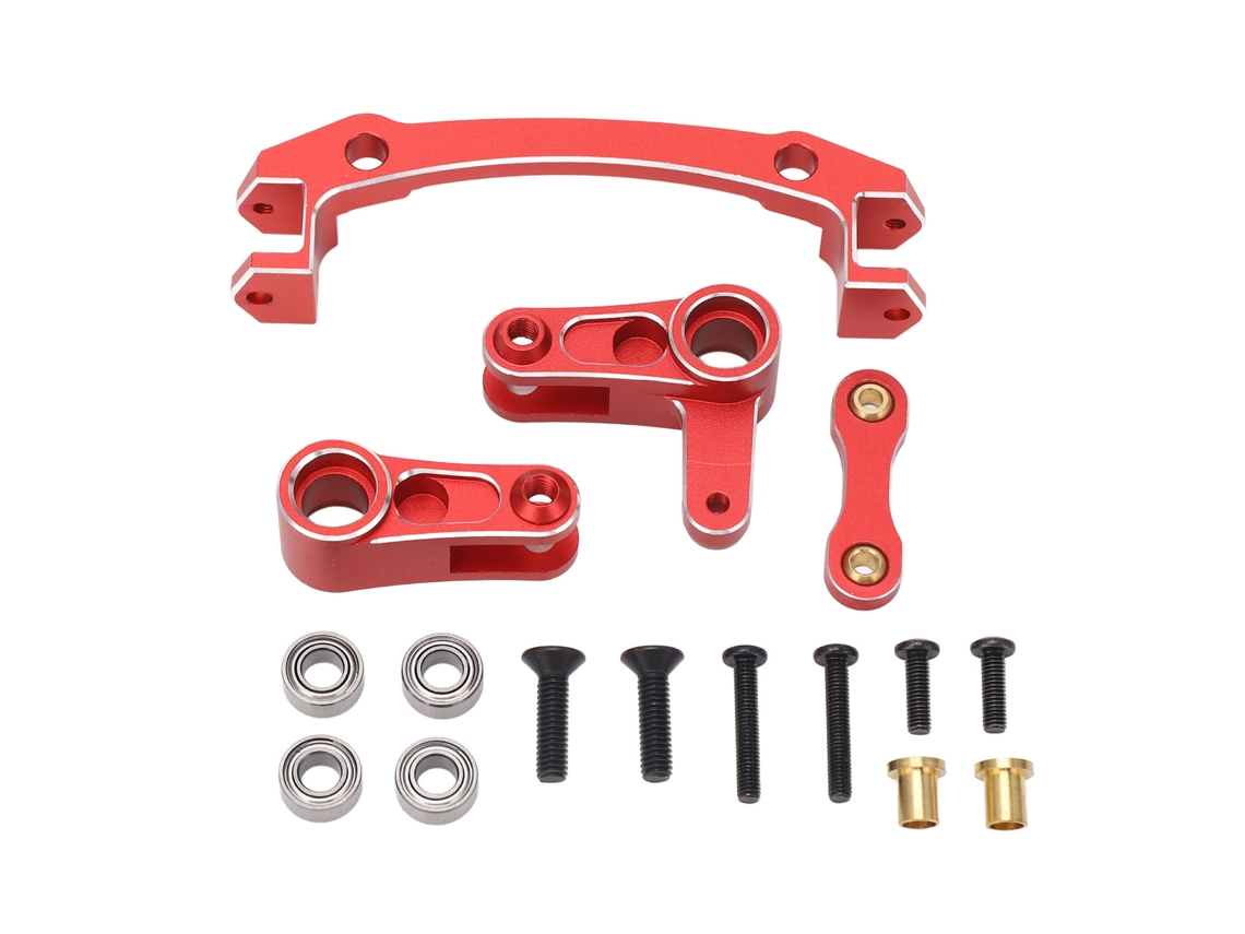 Braço de controle Mali Servo Saver em alumínio para carro RC Arrma 1/8 Mojave 4x4 4s Blx Aprimorado