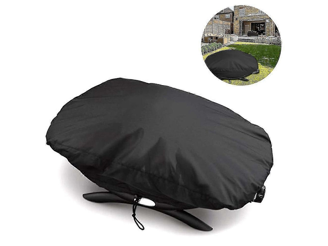 Funda Para Churrasqueira Impermeável, Tela De Poliéster Com Proteção Uv, Tamanho 67,1*44*32 Cm, Para Série Q 100/1000