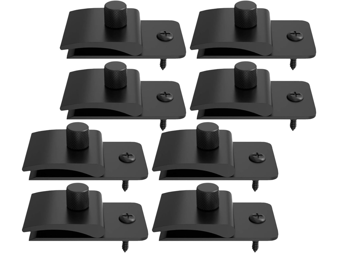 Healifty Conjunto De 8-presilhas Parede Plástico Para Tapeçaria, Ideais Para Exibir Tapetes E Cobertores Versátil