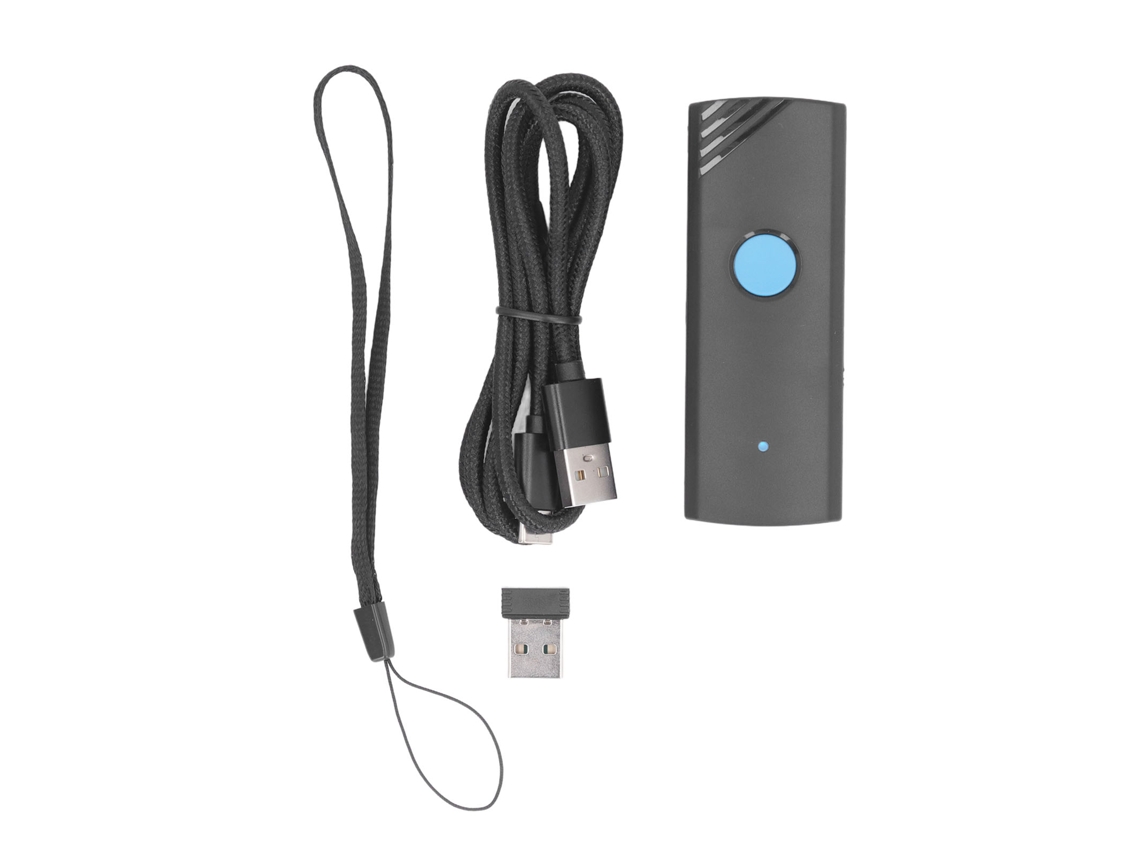 Scanner de Código de Barras Sem Fio 1d 2d Mini Bt Usb para Tablet Celular Pc | S/MARCA