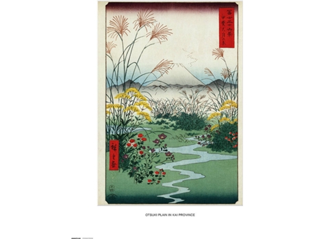 Print GRUPO ERIK 30X40 cm  Otsuki Plain In Kai Province