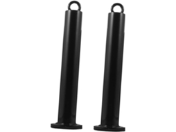 Suporte Para Anilhas Em Aço Preto, 2 Unidades, Fácil Instalação E