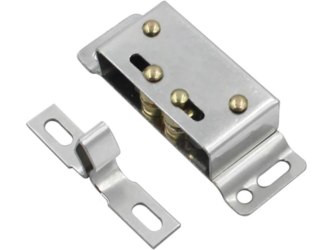 Fecho De Porta Duplo Com Roletes, Trava De Sucção Armário, Mola, Guarnição Porta De Guarda Roupa, Armário De