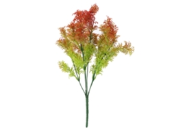 Folhas artificiais, algas plásticas, planta simulada, decoração de casa, jardim, alga laranja | S/MARCA