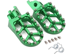 Apoios para os Pés do Piloto Compatíveis com Kawasaki Kx250 Adequado Apoio Material: Fabricado Alumínio 6061