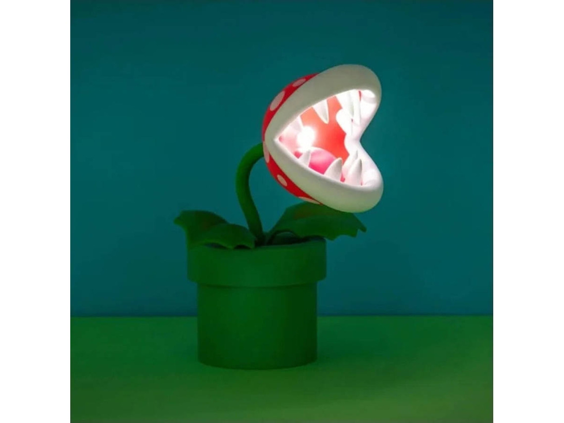 Candeeiro PALADONE Planta Piranha Super Mario Bros Nintendo