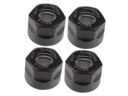 Pino cromado M14 Porcas Er11 para ferramentas CNC, 4 peças, substituição para fresadoras, tornos e máquinas.