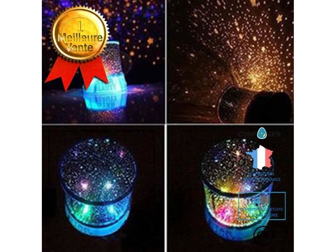 Luminária Noturna com Projetor de Céu Estrelado para Infantil, Presente AQUAFORGE