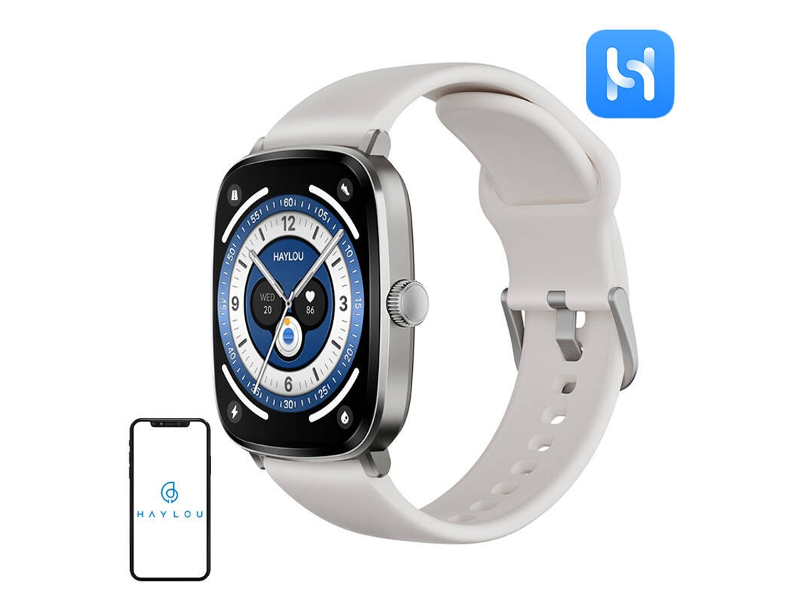 Smartwatch Haylou RS5 para Android e iOS com tela AMOLED.
