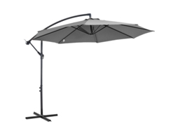 Guarda sol Manivela Estrutura Aço Tecido Poliéster Ø2,95x2,45m SINI TECH STORE