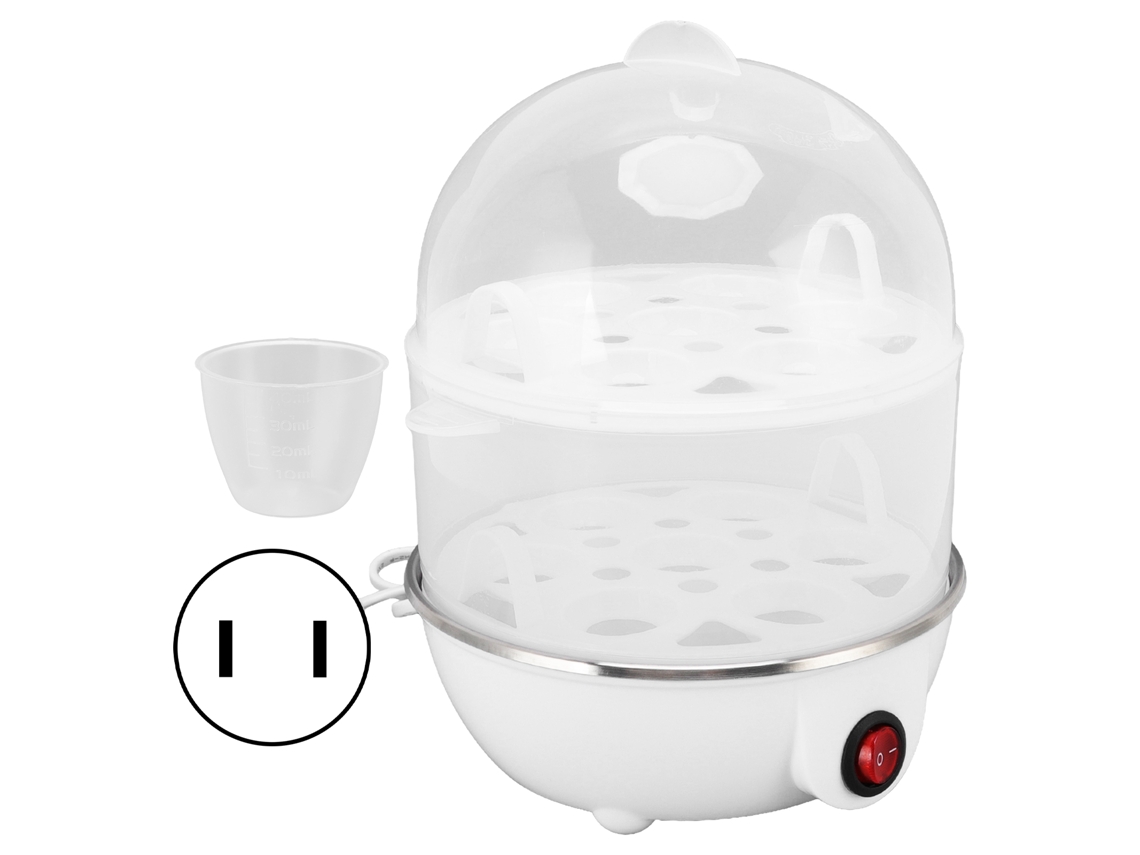 Cozinhador de Ovos Doméstico 350w 2 Camadas com Xícara Medidora S/MARCA