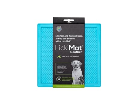 Comedouro para Cão Lickimat Turquesa TPR