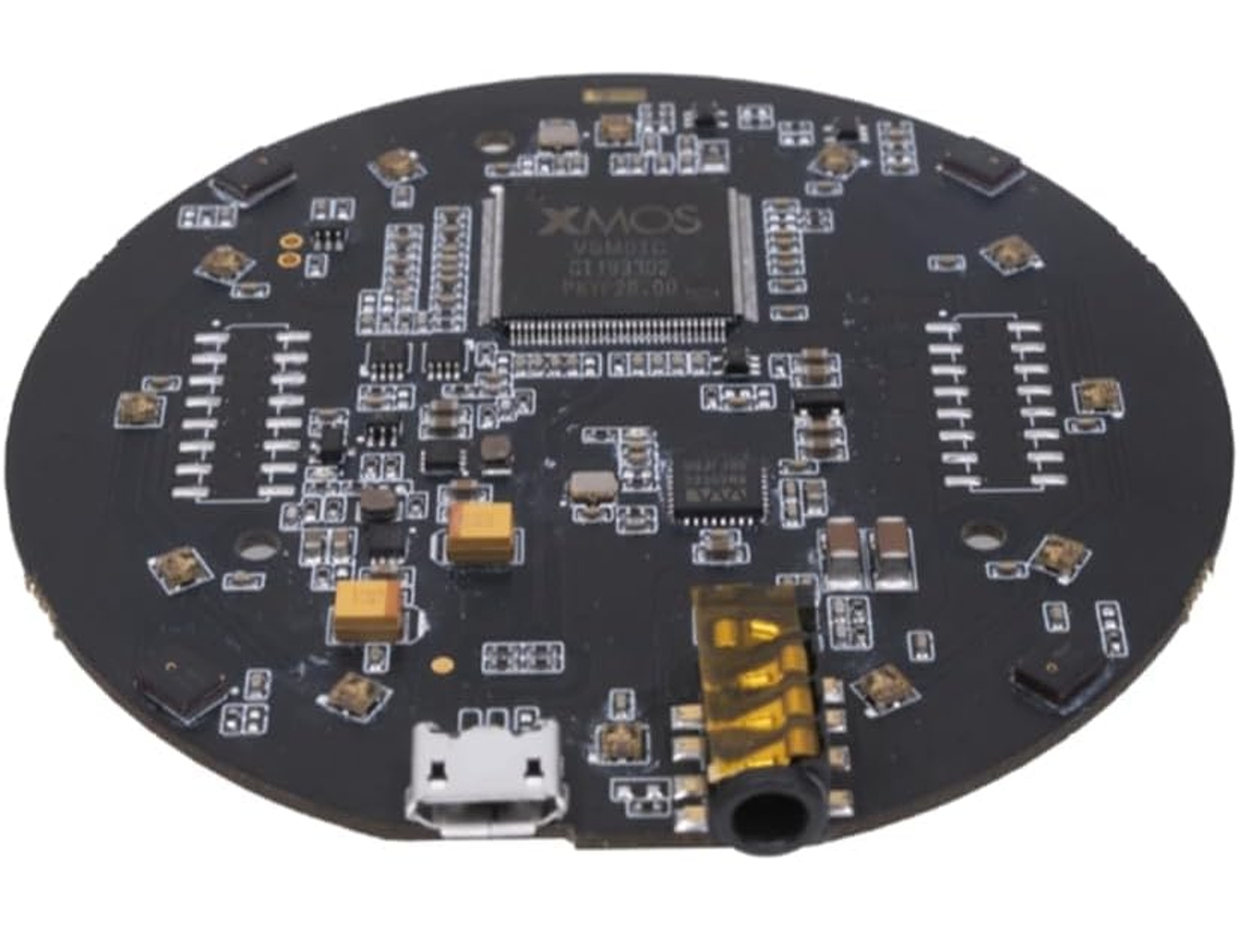 Módulo de Microfone Respeaker Mic Array V3 0 Xvf3000 com 4 Microfones É um Conjunto de Microfones. SFUSHOS