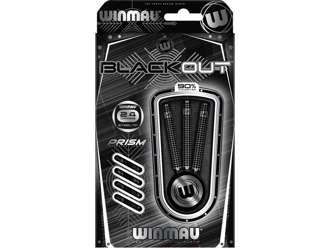 Dardos WINMAU Darts PretoOut 24g 90% 1083.24