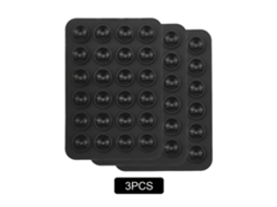 Conjunto De 3 Ventosas De Silicone, Quadradas, De Um Lado Só, Suporte Multifuncional Para Celular.