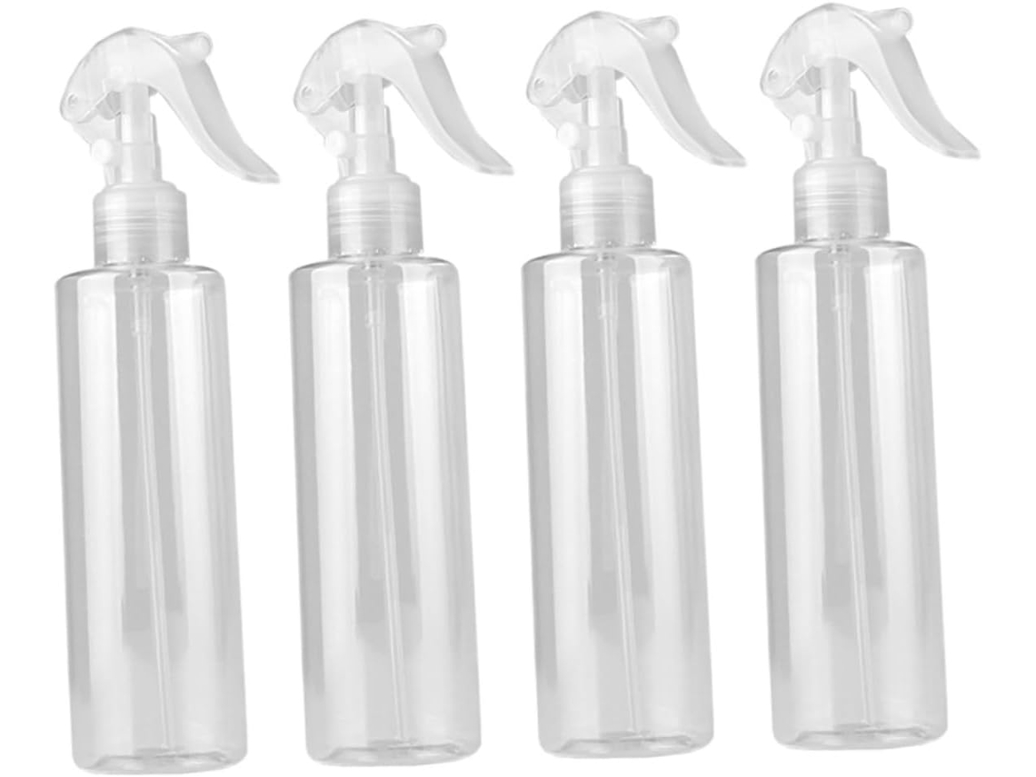 De 4 Frascos De Spray Recarregáveis E Transparentes Para Tônico E Água.
