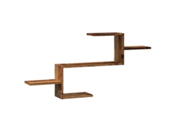 Wall Shelf, Wall Shelves Vidaxl Marrom Madeira Processada (n/a)