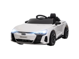 Carro Elétrico Infantil 12v Branco (controle Remoto, 5km/h, Luzes e Sons)