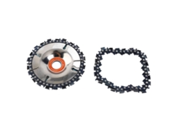 Conjunto De Corrente E Disco 4 Polegadas Com 22 Dentes Para Esmerilhadeira Angular Aço Rápido, Ideal Para Corte E