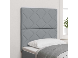 Vidaxl Cabeceira Cinzento-claro 80 Cm Tecido