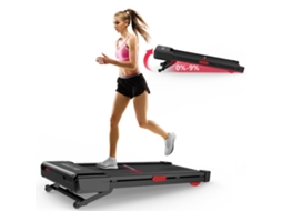 Passadeira de Corrida HOMEFITNESSCODE Y1a, Inclinação Automática 9°, 10 Km/h, 3.0hp Motor Silencioso, Até 145kg