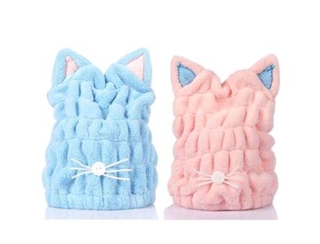 Toalha De Cabelo Ultramacia E Absorvente, Turbante De Cabelo Superabsorvente Para Mulheres E Meninas, Reduz Danos Causados ??pelo Calor, Fácil De