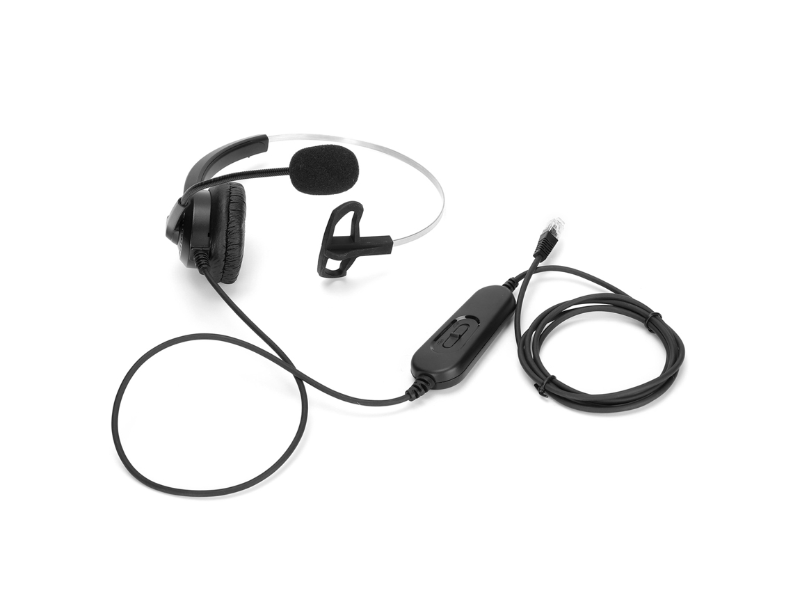 Aetheria fone de Ouvido com Microfone e Controle de Áudio para Centro de Chamadas e Escritório Empresarial
