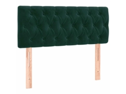 Cabeceira de Cama Veludo 100x7x78/88 Cm Verde escuro MAISON EXCLUSIVE
