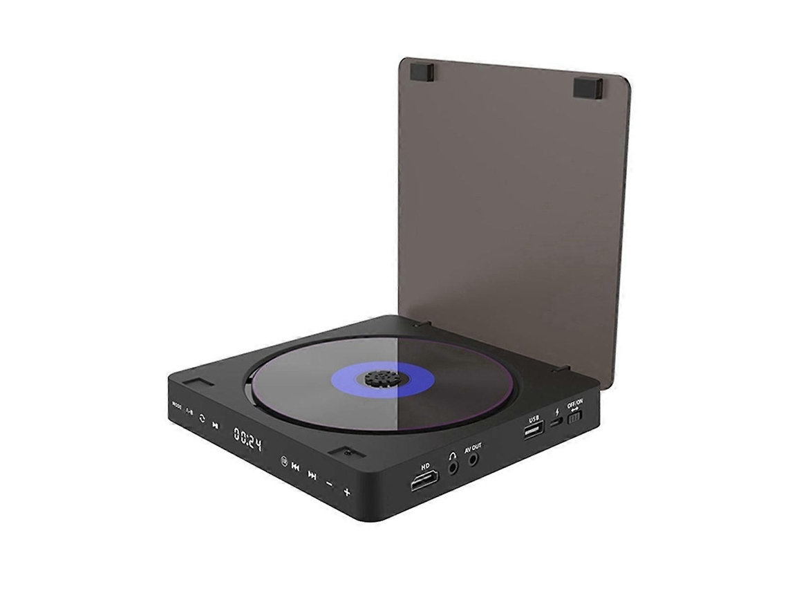 Leitor De Dvd Portátil Compatível Com Hdmi, Com Saída Av E Conector Para Leitor De Cd.