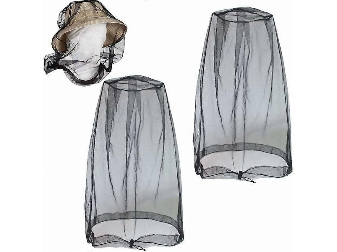 Mosquiteiro Facial, 2 Peças, Proteção Anti-mosquito Para A Cabeça, Rede Mosquiteira Anti-inset Os Apicultura, Caça, Camin